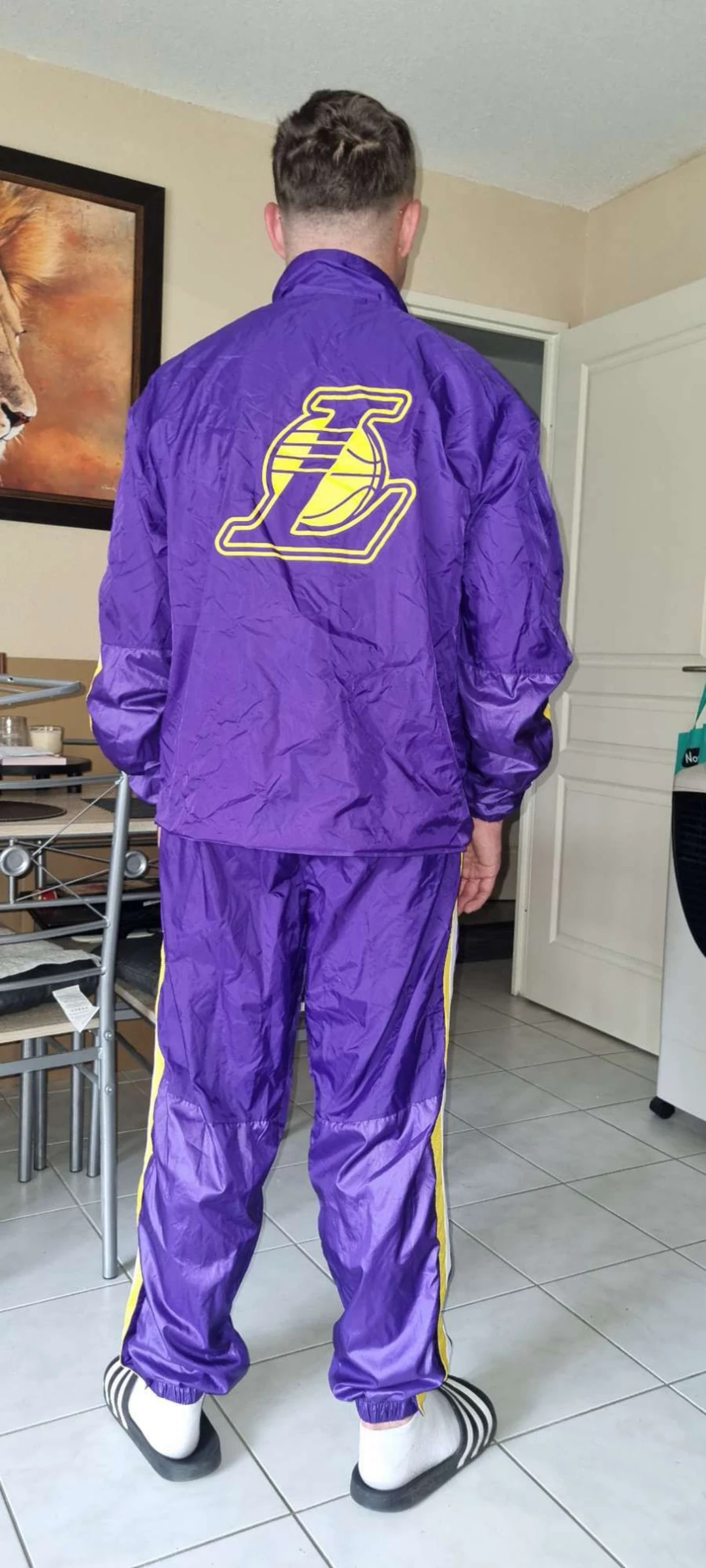 Agasalho Nike Los Angeles Lakers Tamanho-G NBA basquete – photo 6